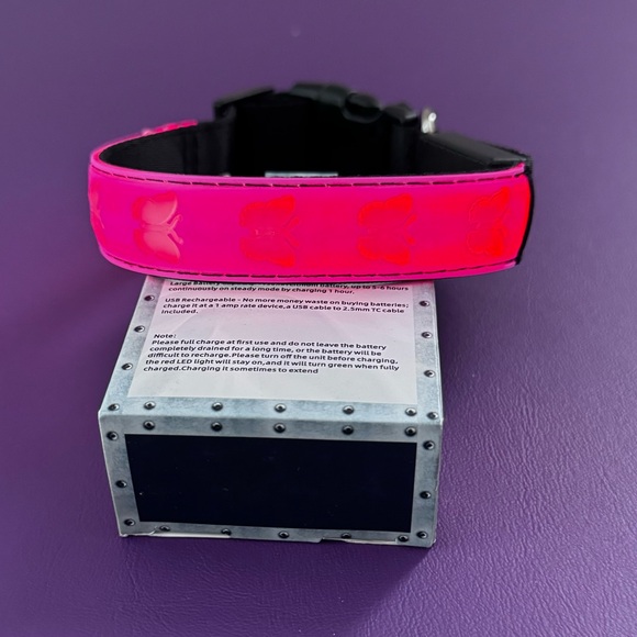*NWT* LED DOG COLLAR w/ multiple lighting functions - Picture 9 of 9